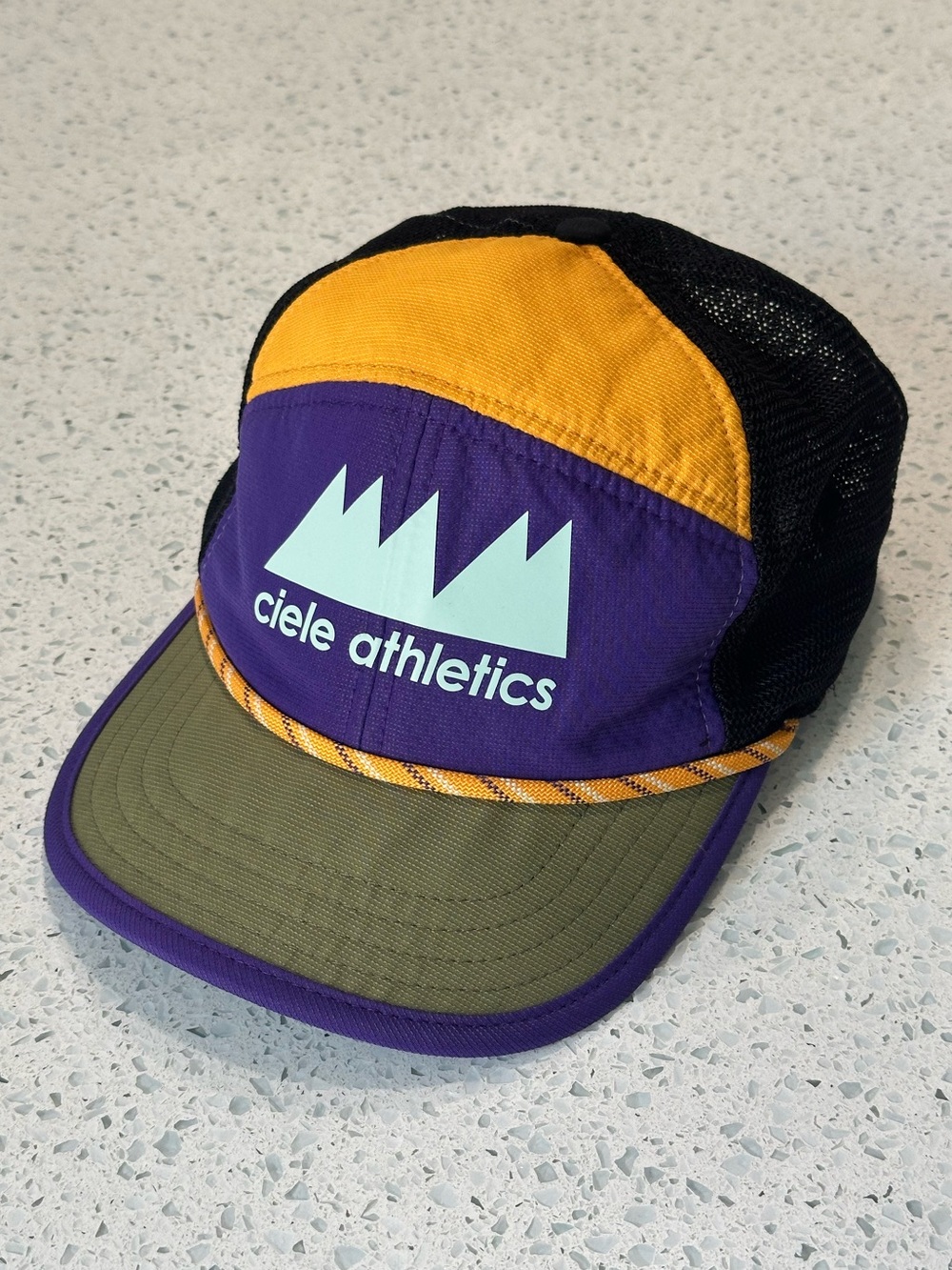 Ciele Hat Coolwick TRKCAP SC-RANGE in Stumpjump Purple/Orange 58 CM